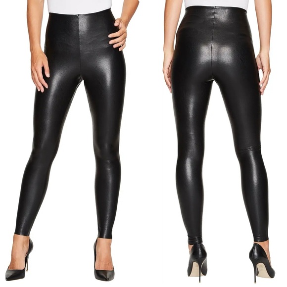 Commando Pants - Commando Perfect Control Faux Leather Leggings Women’s Size L Smoothing Black